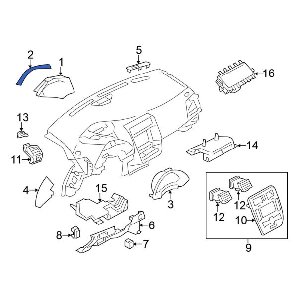 Instrument Cluster Housing Cover