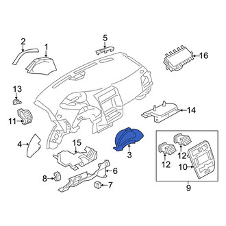 Nissan OE - Instrument Cluster Bezel