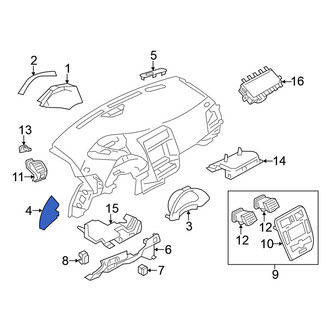 Nissan OE - Left Instrument Panel Side Cover
