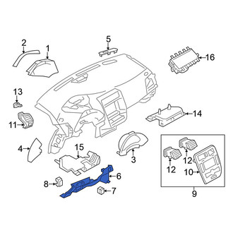 Nissan OE - Instrument Panel Knee Bolster