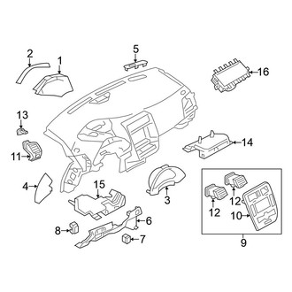 Nissan OE - Instrument Panel Components