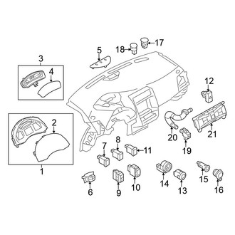Nissan OE - Instrument Panel - Cluster & Switches