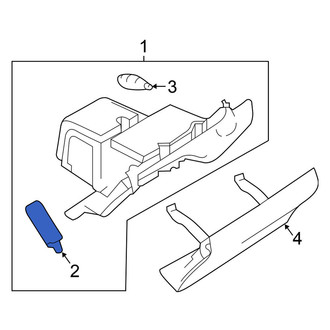 Nissan OE - Glove Box Support