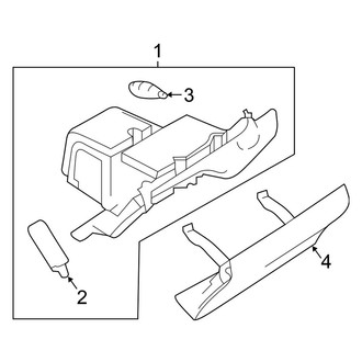 Nissan OE - Instrument Panel - Glove Box