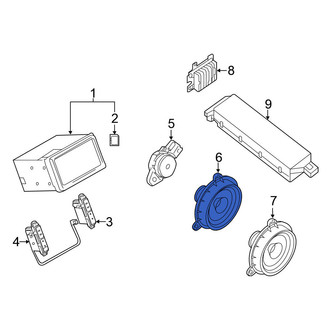 Nissan OE - Rear Speaker