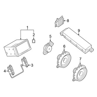 Nissan OE - Instrument Panel - Sound System