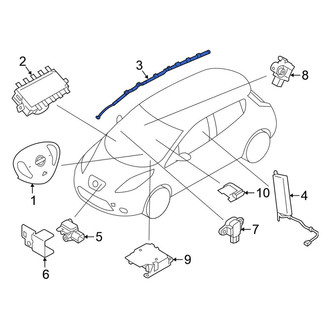 Nissan OE - Right Curtain Air Bag