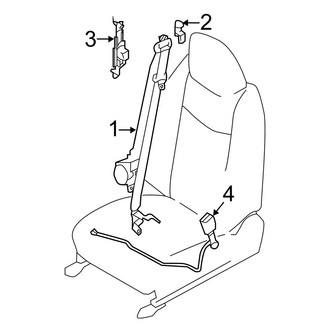Nissan OE - Restraint Systems - Front Seat Belts