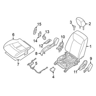 Nissan OE - Seats & Tracks - Passenger Seat Components