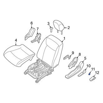 Nissan OE - Front Left Seat Height Adjuster Handle Cover