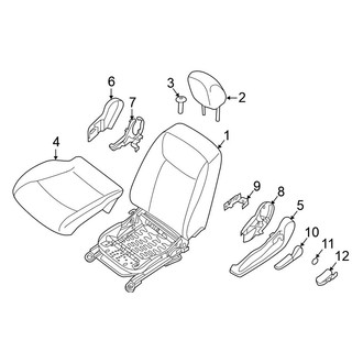 Nissan OE - Seats & Tracks - Driver Seat Components