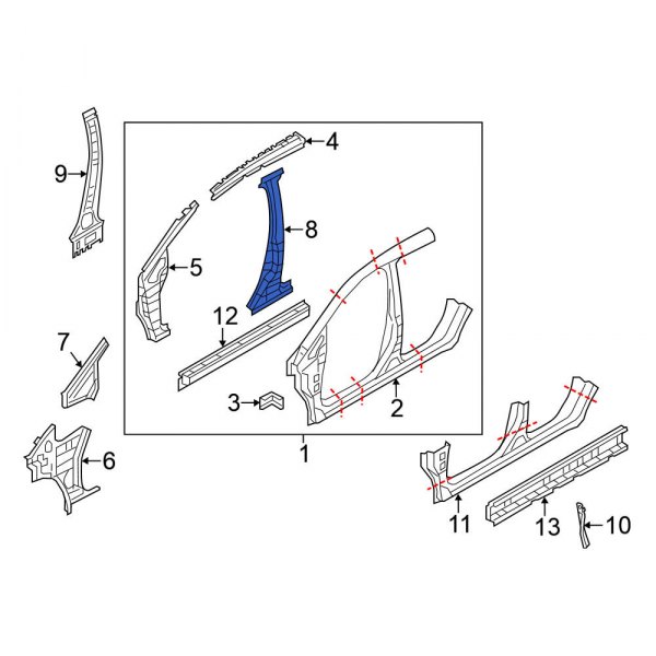 Body B-Pillar Reinforcement