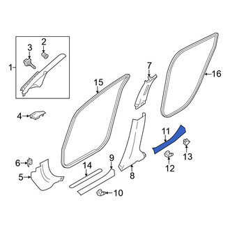 Nissan OE - Front Left Door Sill Plate