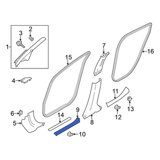 Nissan OE - Front Left Door Sill Plate
