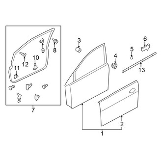 Nissan OE - Front Door - Door & Components