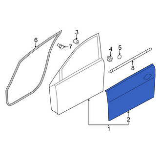 Nissan OE - Front Left Outer Door Outer Panel