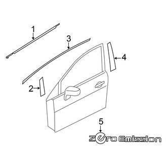 Nissan OE - Front Door - Exterior Trim