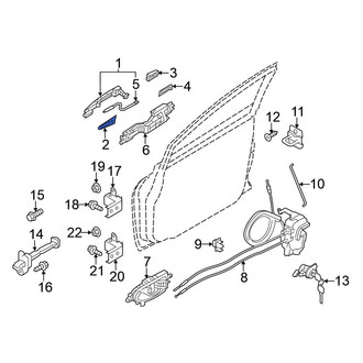 Nissan OE - Rear Outer Exterior Door Handle Gasket