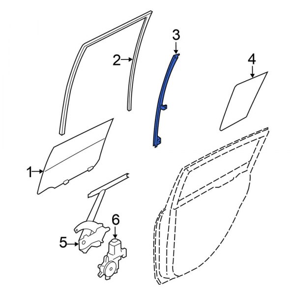 Door Window Division Bar