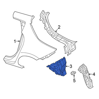 Nissan OE - Rear Left Lower Quarter Panel Extension