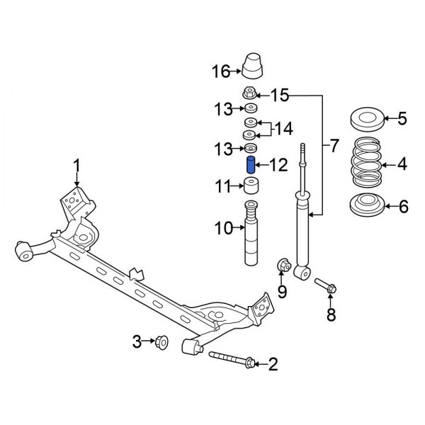 Suspension Shock Absorber Mount Sleeve