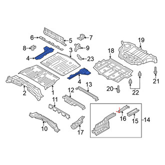 Nissan OE - Rear Floor Extension
