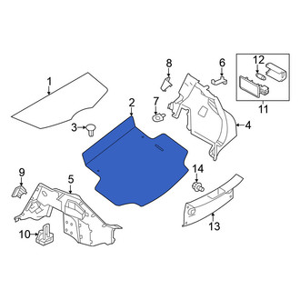 Nissan OE - Rear Floor Carpet