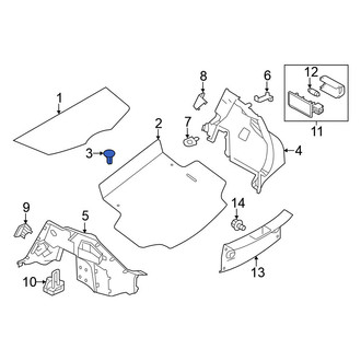 Nissan OE - Floor Carpet Clip