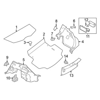 Nissan OE - Rear Body & Floor - Interior Trim