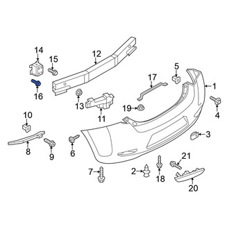 Nissan OE - Bumper Cover Stay Bolt
