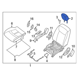 Nissan OE - Front Right Headrest