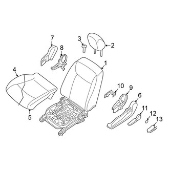 Nissan OE - Seats & Tracks - Driver Seat Components