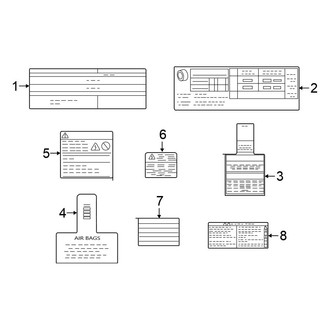 Nissan OE - Information Labels - Labels