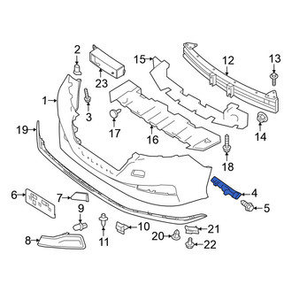 Nissan OE - Front Left Bumper Guide