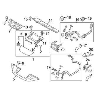 Nissan OE - Front Bumper & Grille - Bumper & Components (Charging Port)