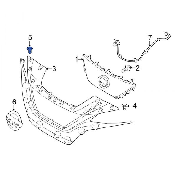 Grille Molding Screw