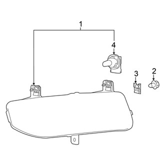 Nissan OE - Front Lamps - Fog Lamps (SL / SV)