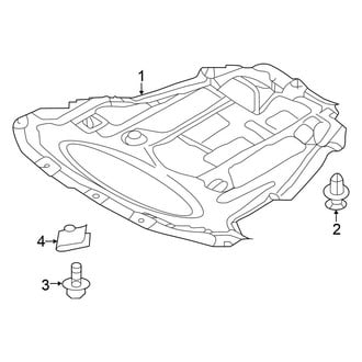 Nissan OE - Radiator Support - Splash Shields
