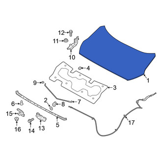 Nissan OE - Front Hood Panel