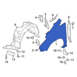 Nissan OE - Front Left Fender