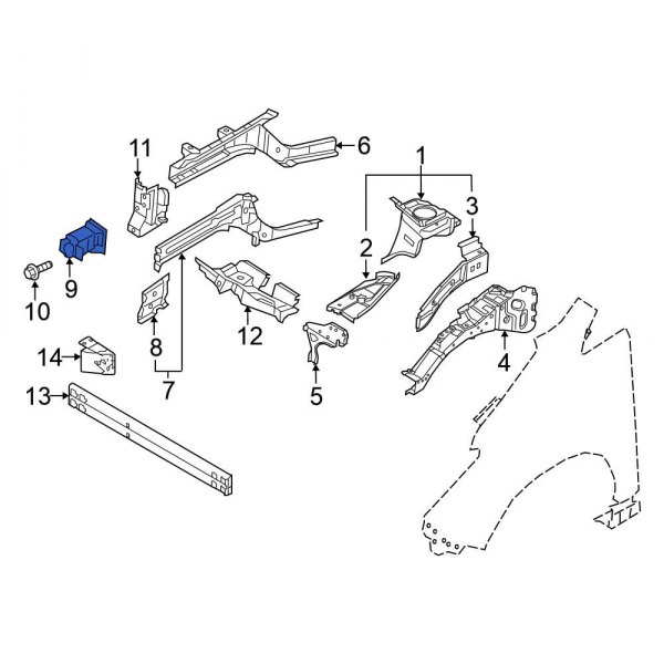 Frame Rail End