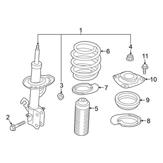 Nissan OE - Front Suspension - Struts & Components