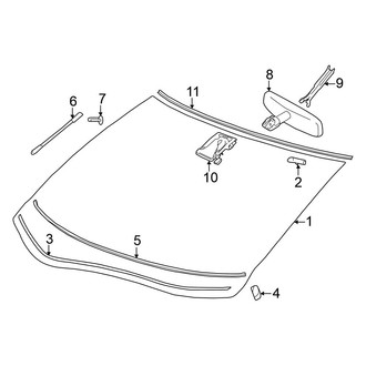 Nissan OE - Windshield - Glass