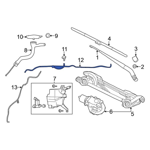 Windshield Washer Hose