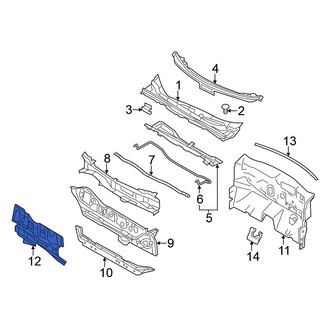 Nissan OE - Front Outer Cowl Insulator