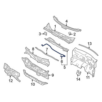 Nissan OE - Rear Cowl Seal