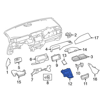 Nissan OE - Lower Instrument Panel Bezel