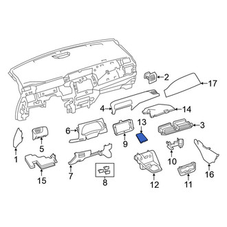 Nissan OE - Instrument Panel Pocket