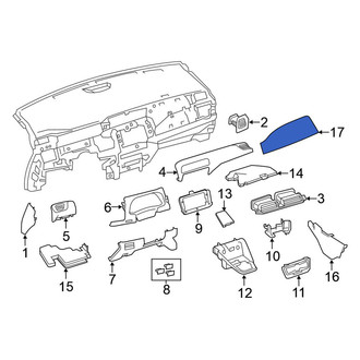 Nissan OE - Center Instrument Panel Cover