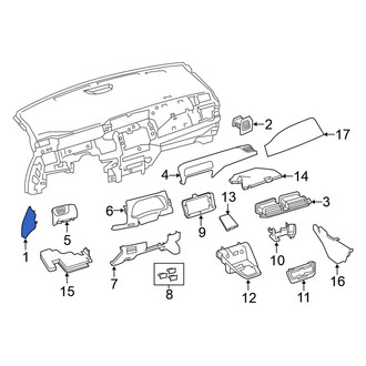 Nissan OE - Front Left Instrument Panel Side Cover